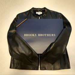 Gorgeous! Brooks Brothers Genuine Leather Jacket - Women