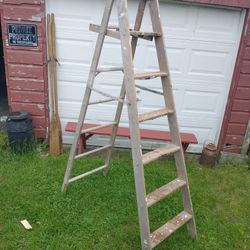 7 Ft Wood Ladder