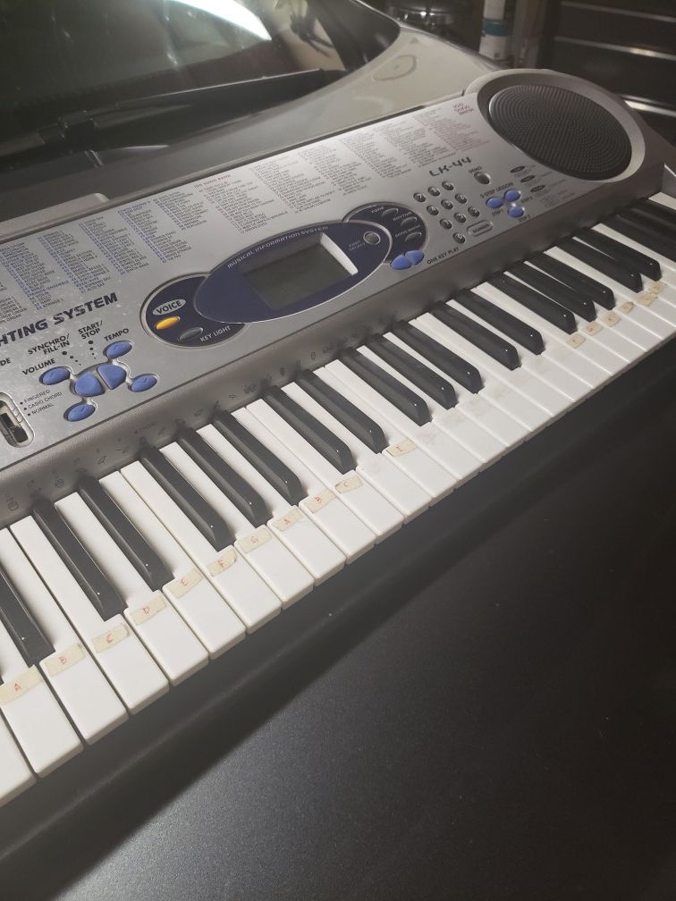 Casio LK-44 Midi Music Keyboard - 61 Key Piano