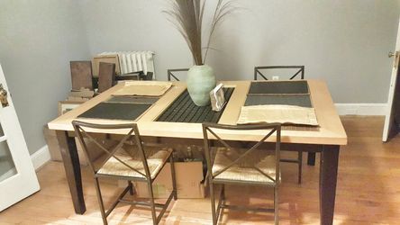 Dining Table with Black legs