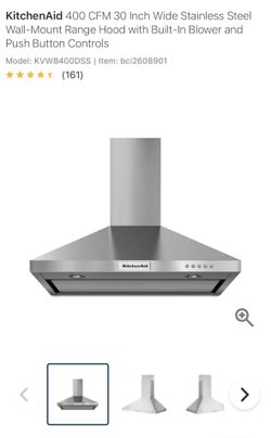 30” KitchenAid Vent Hood