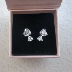 New Nova Rose Heart Shaped Earrings