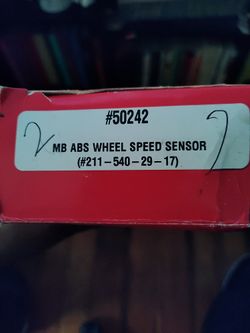 Mercedes-Benz 2004 2009 Abs Speed Sensor Left Side Front