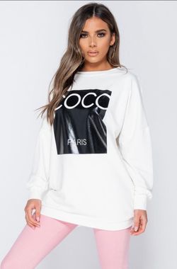 $43 de lujo oversized sweatshirt/dress