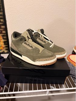 Jordan 3 retro olive size 9.5