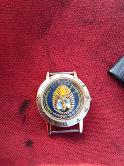 Cambodian politician and Prince.The watch dial includes Khmer script and Roman numerals.