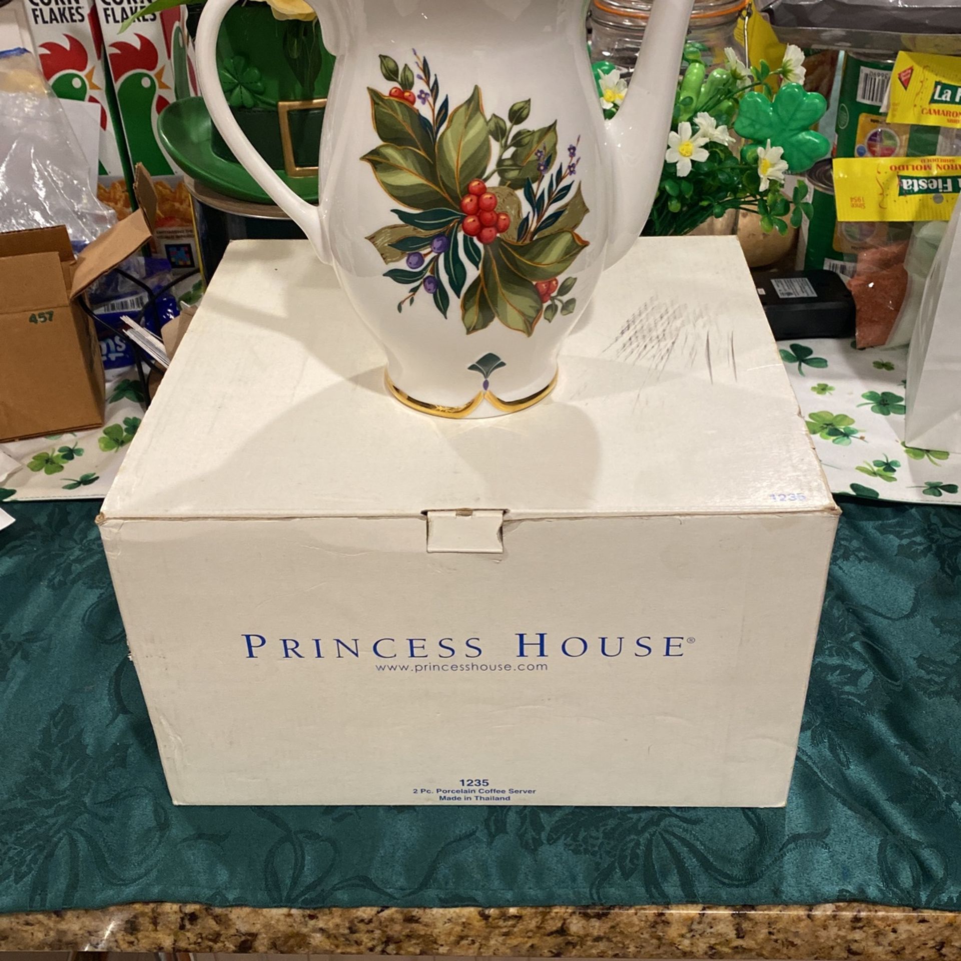 Vintage Princess House Porcelain Coffee Server