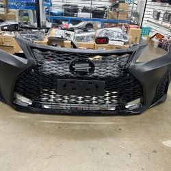 06-13 Lexus IS250 IS350 Upgrade to 2021 IS F Sport Style Front Bumper Cover
Lip Included