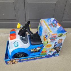 Paw Patrol Chase Rescue Ride On Lights Flash
