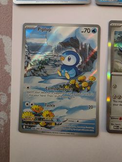 2025 POKEMON PFL EN-PHANTASMAL FLAMES #098 PIPLUP ILLUSTRATION RARE 🔥🔥