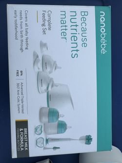 Nanobébé Complete Bottle Feeding Set