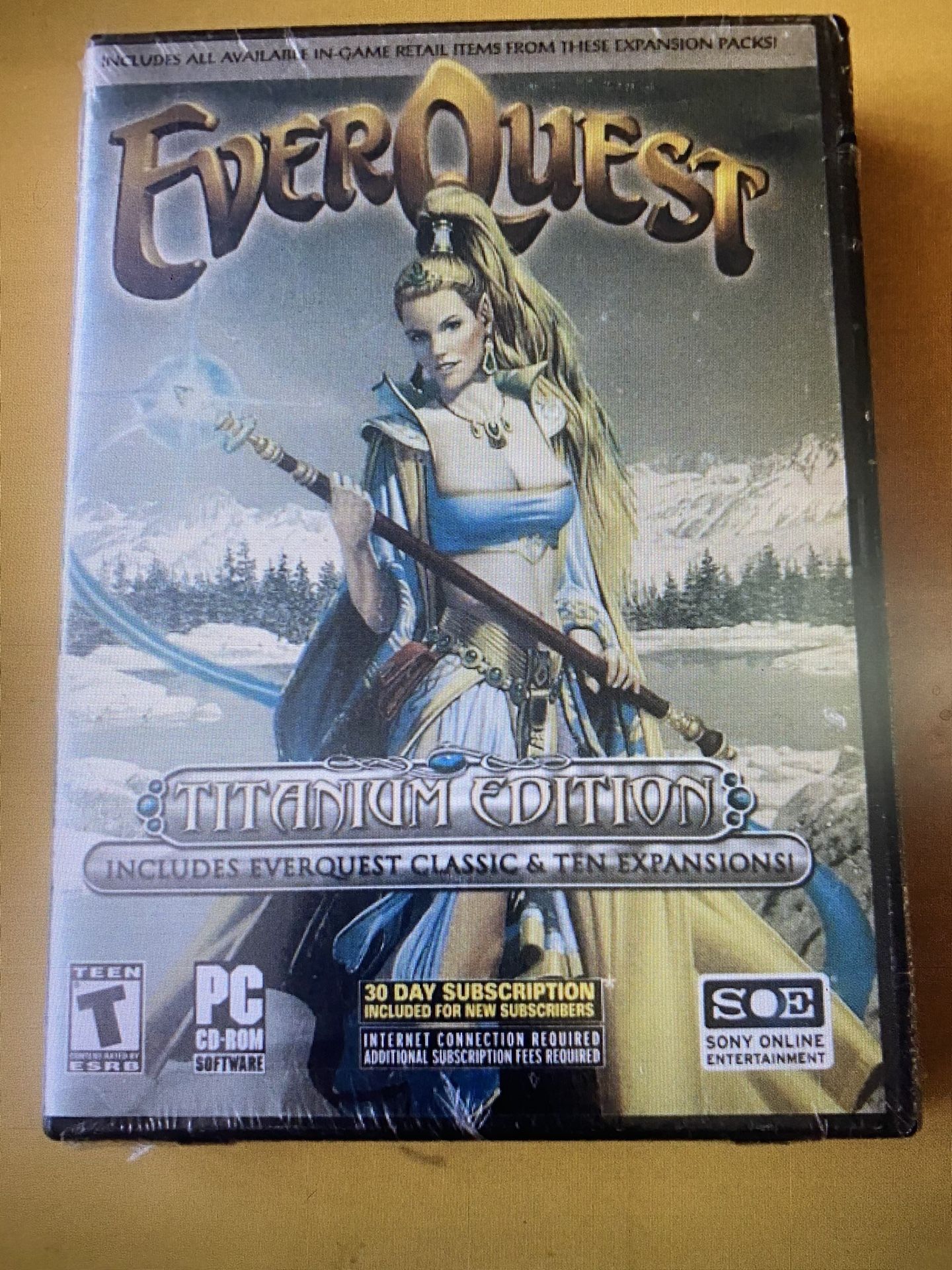 EverQuest: Titanium Edition (PC: Windows, 2006) BRAND NEW/LOOSE DISCS