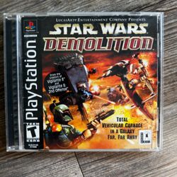 Star Wars: Demolition (PlayStation 1, 2000) PS1 CIB Complete
