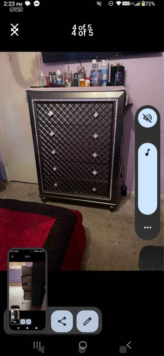 Modern Grey Dresser $150