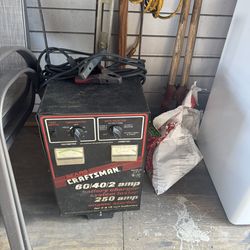 Sears Craftsman Battery Charger/System Tester  Model 3 60|40|2 Amp  Battery Charger / System Tester 250 Amp Engine Starter for 6 and 12 Volt B
