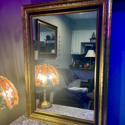 Antique Giltwood Ornate Mirror