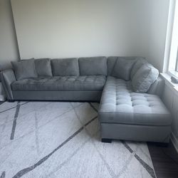2 Pc Right Arm Chaise XL Sectional 