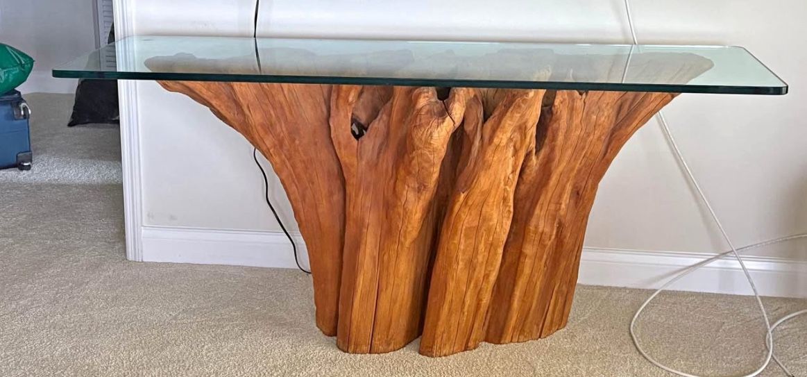 Large One Of A Kind Cypress Console Table