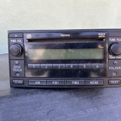 2008 Toyota stereo
