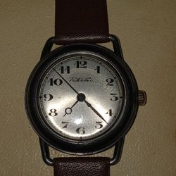 WW2 Russian  / German Mechanical Wrist Watch Original,  Serviced And Works !