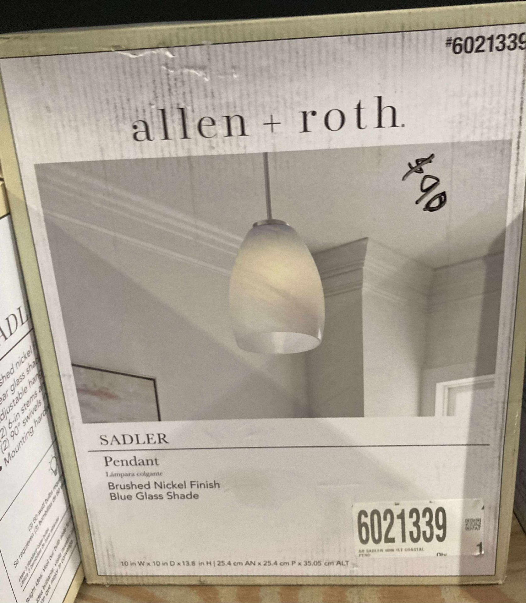 1 Light Pendant Fixture