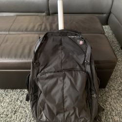 Swissgear Rolling Backpack with Wheels,Large-Capacity tie Rod Package