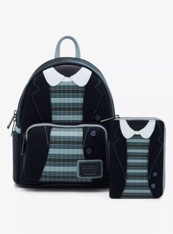 Loungefly Beetlejuice Beetlejuice Mini Backpack And Wallet