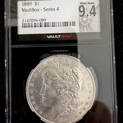 1889 Morgan Silver Dollar MS64 NGCX Vault Box Series 4