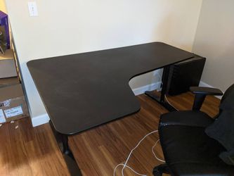 IKEA bekant desk left or right 63”/44”/31