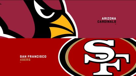 San Francisco 49ers Vs Arizona Cardinals Lower Level Row 9