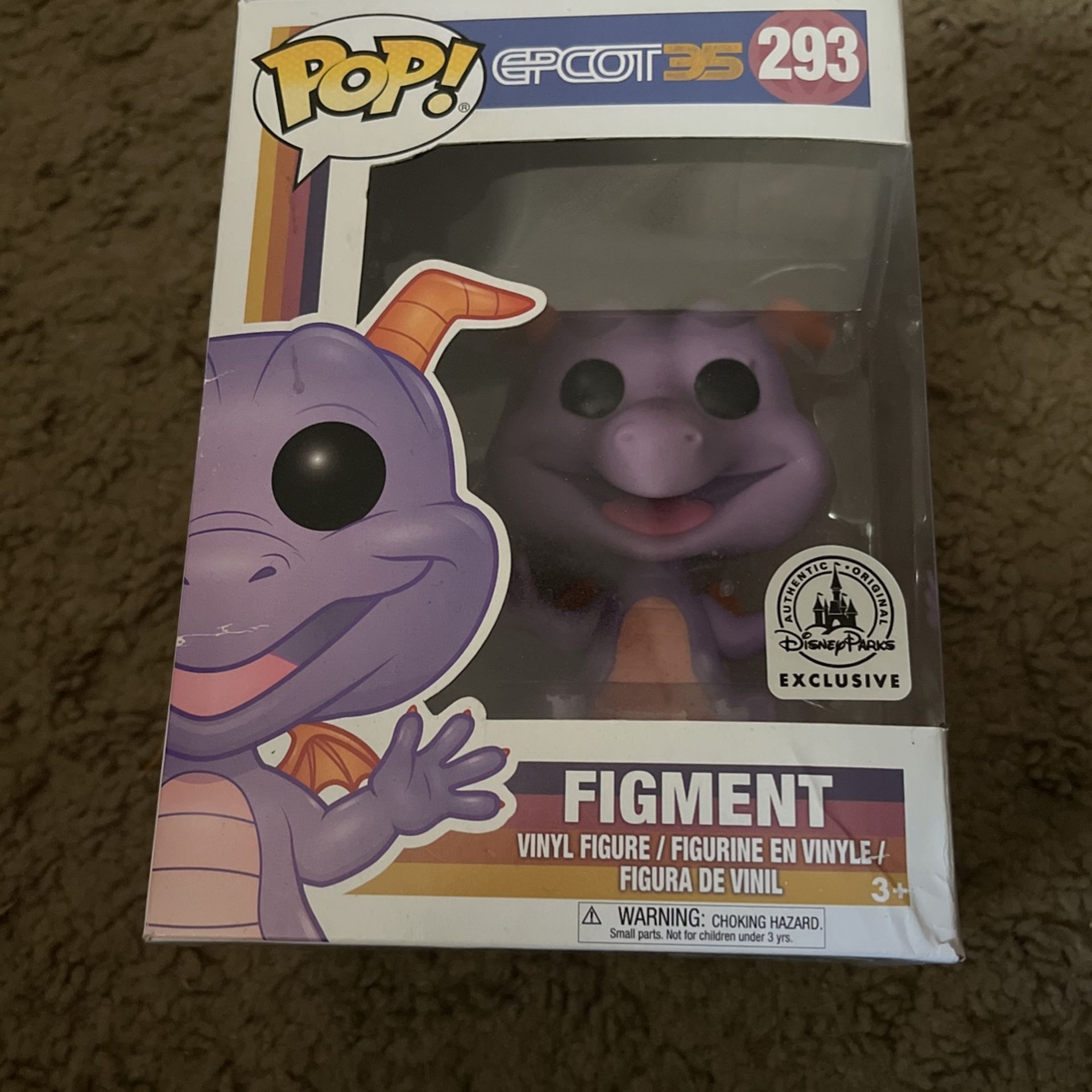 Disney World Exclusive Figment Funko Pop