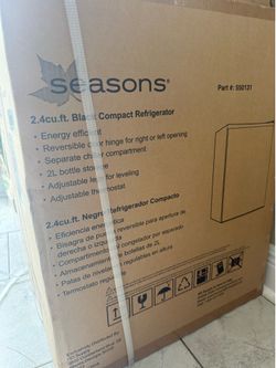 Compact new in box fridge refrigerator