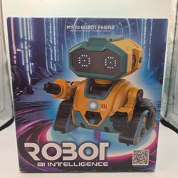 BYTEWAR Interactive Smart Robot Toy RC Yellow - Brand New In Box