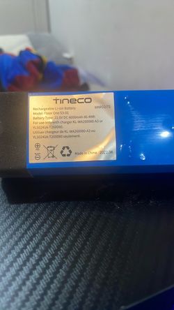 Genuine Tineco Floor One S3 Replacement B attery Pack – 21.6V 4000mAh 86.4Wh odel: Floor One S3-01 / 6INR22/71) CB
