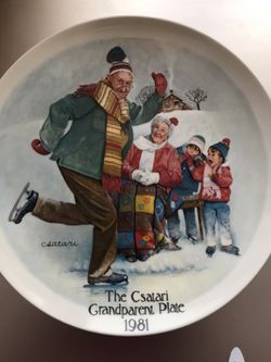 Christmas decorative plate