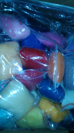 23 Assorted small wool pieces