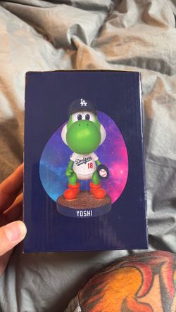 Super Mario Galaxy Movie Dodgers Yoshi Bobblehead 2026