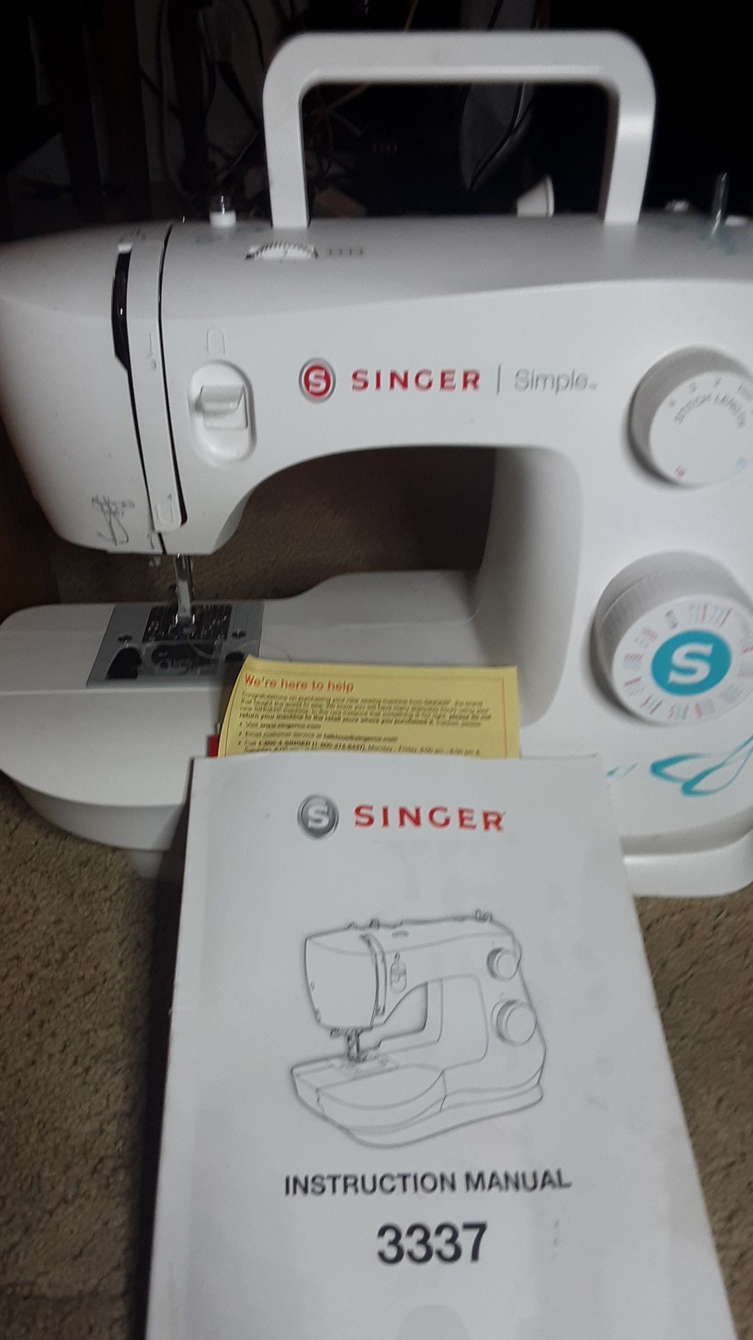 Singer sewing machine bobbin missing