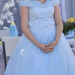 Light Blue Quince Dress