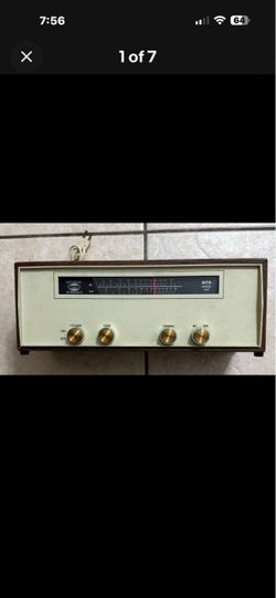 Vintage 1960 NTS NATIONAL TECHNICAL SCHOOLS TUBE RADIO Model KL9 AM Shortwave