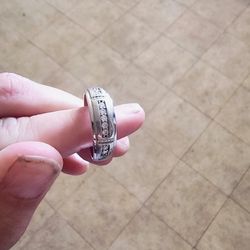 Men's Sterling Silver Moissanite Ring 💍