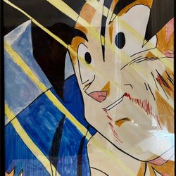 Goku Peaceful Art Poster 