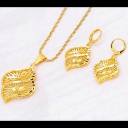 Gold Plated Jewelry Set