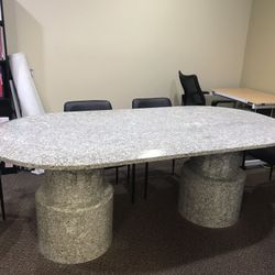 Granite dining or conference table