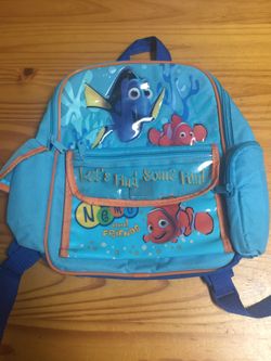 Disney Nemo school bag preschoolers size 13”