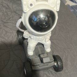 Astronaut galaxy star projector night light