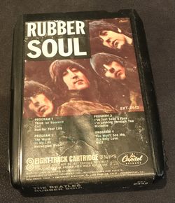 The Beatles Rubber Soul 8 Track Cassette