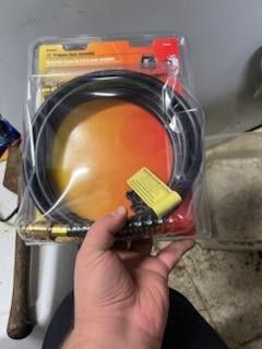 New 12ft Propane Hose For Tank To Acessories