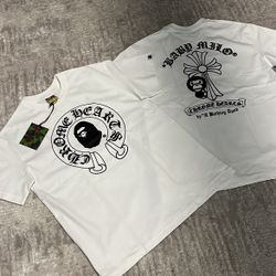 Bape x White CH Tee