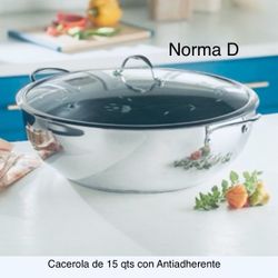 Cacerola De 15 Qts Con Antiadherente Nueva En Su Caja 🌺 Princess House 🌺